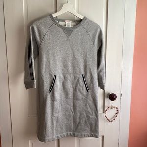 CREWCUTS sweatshirt dress with shimmer! Size 14 EUC